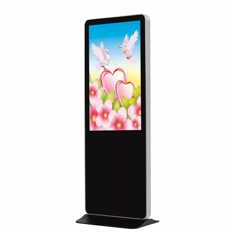 Why are vertical LCD advertising machines popular and what are their characteristics?