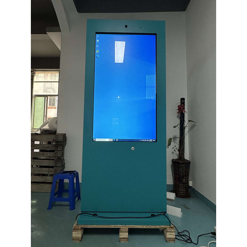 Outdoor 43 to 86 inch Floor standing 2500nits Kiosk 4K Digital Signage